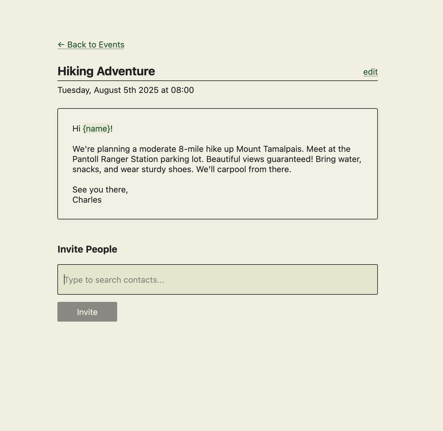 rsvp platform